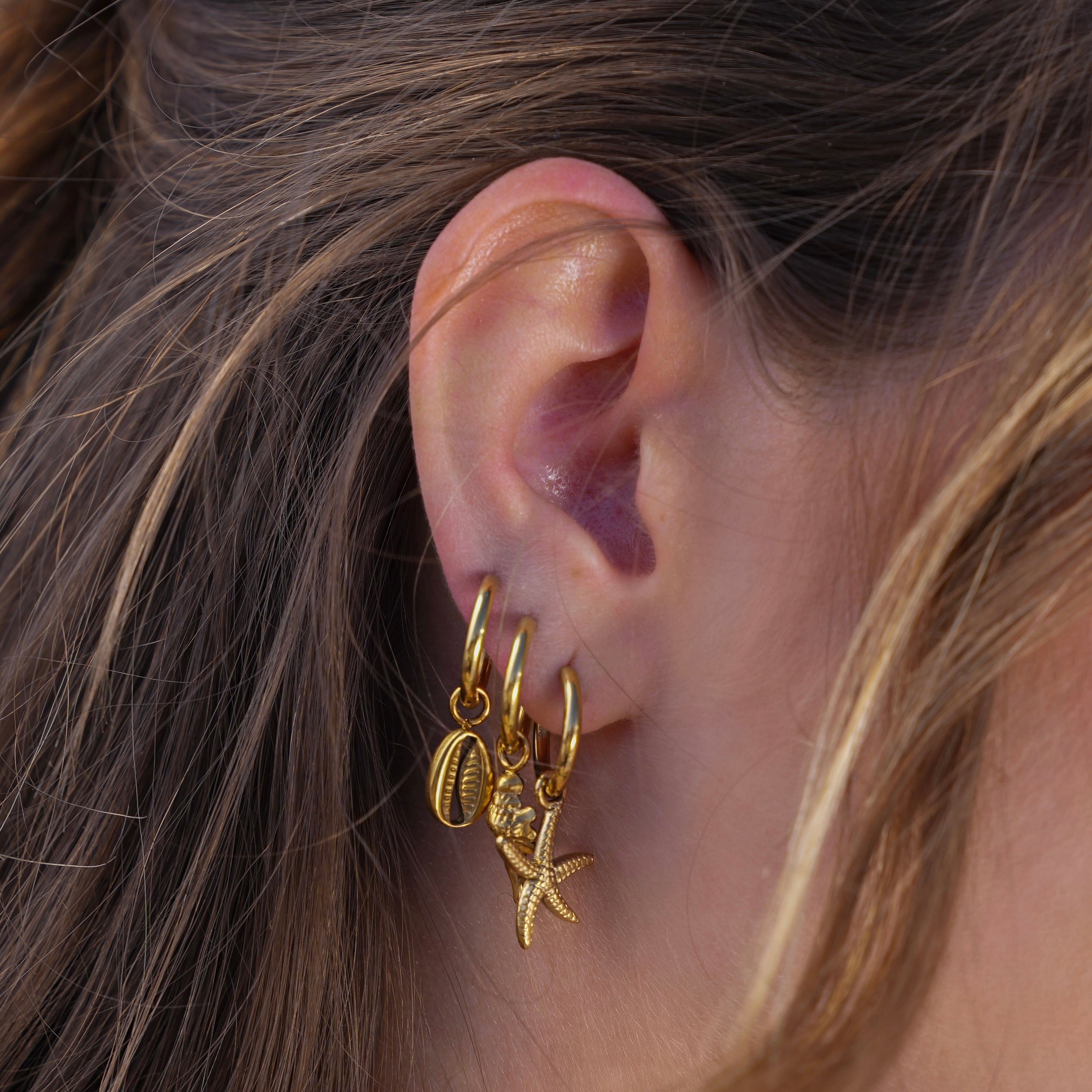 Shell Earrings - KØB 1, FÅ 1 GRATIS