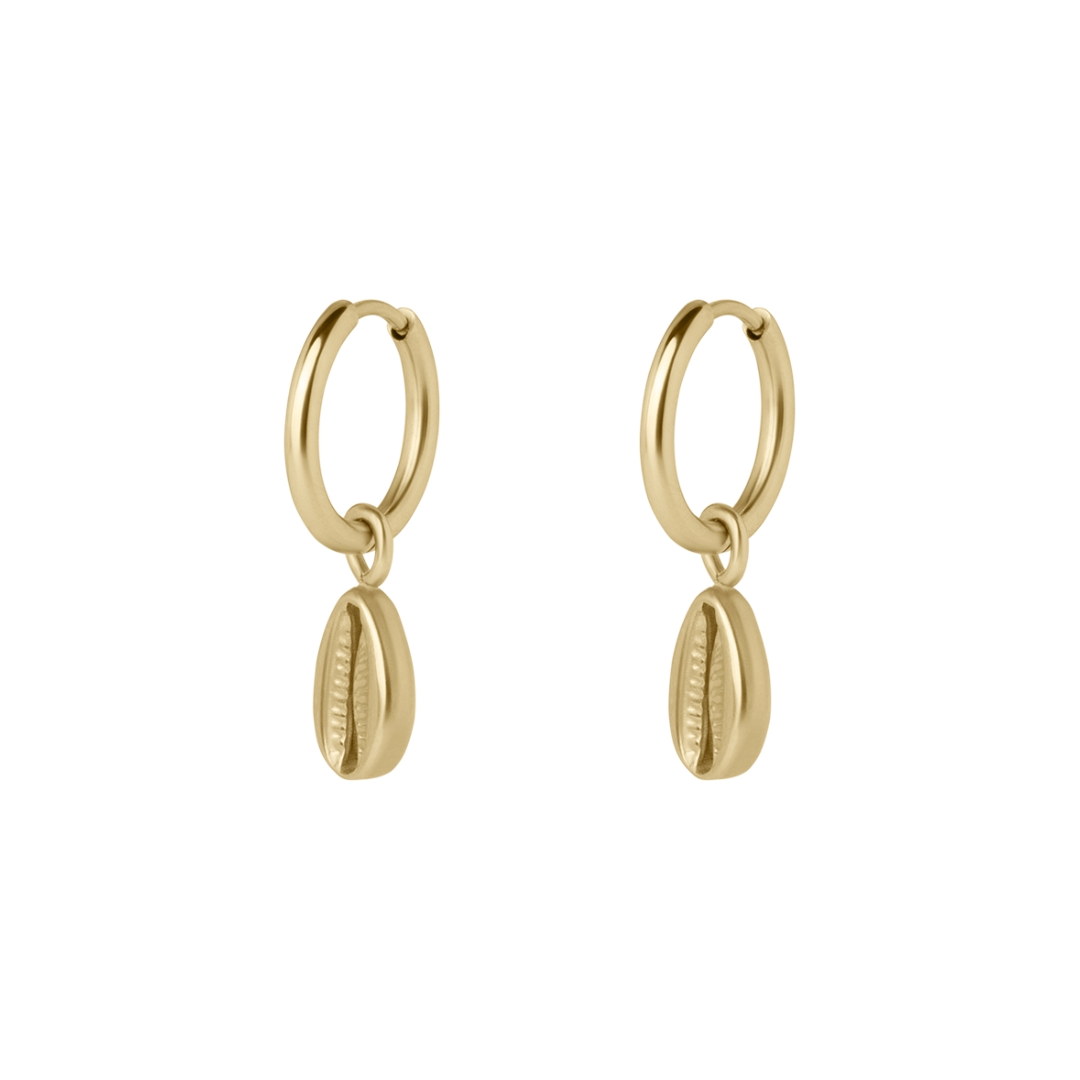 Cowrie Earrings - KØB 1, FÅ 1 GRATIS