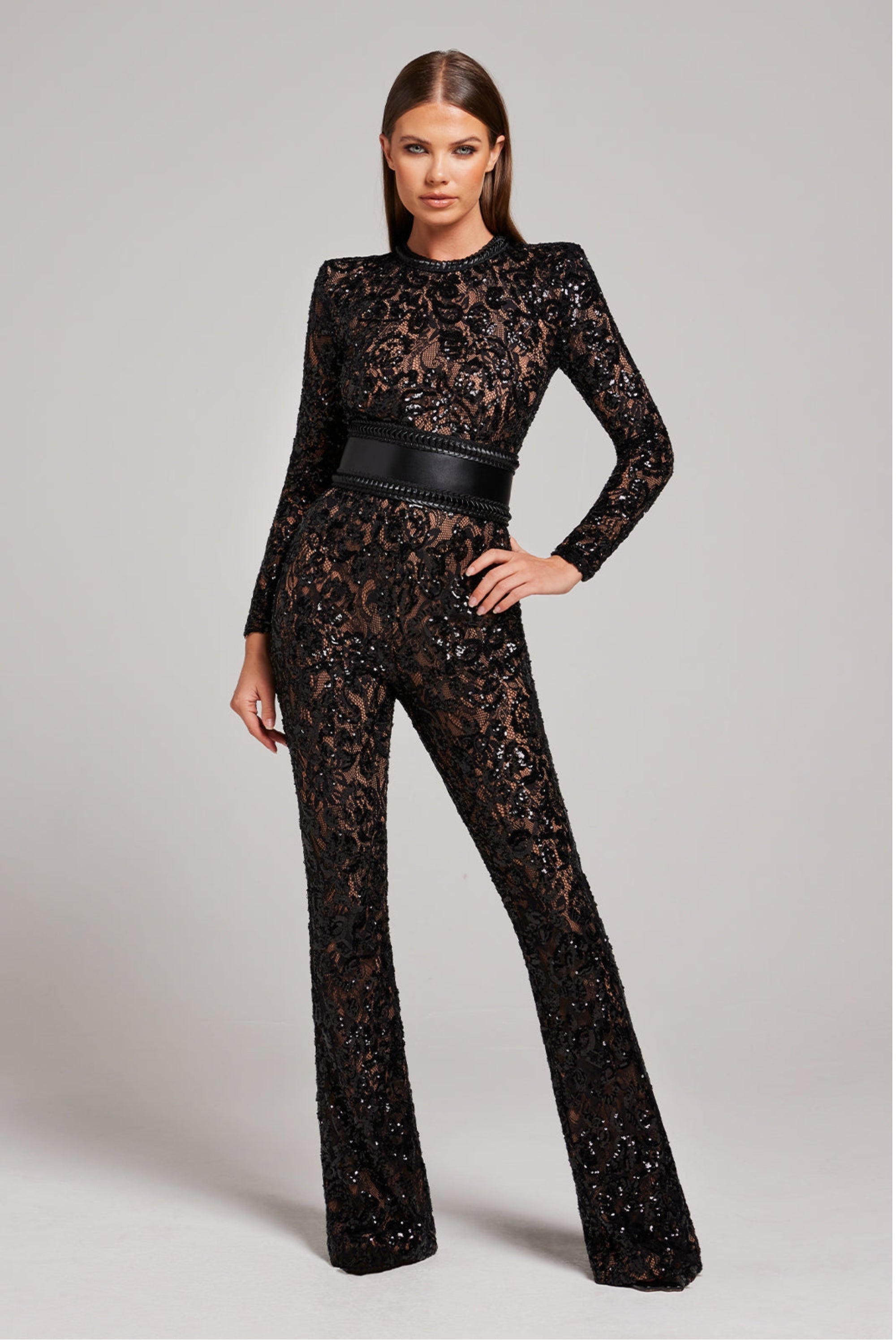 Midnight Lace Elegance Jumpsuit™