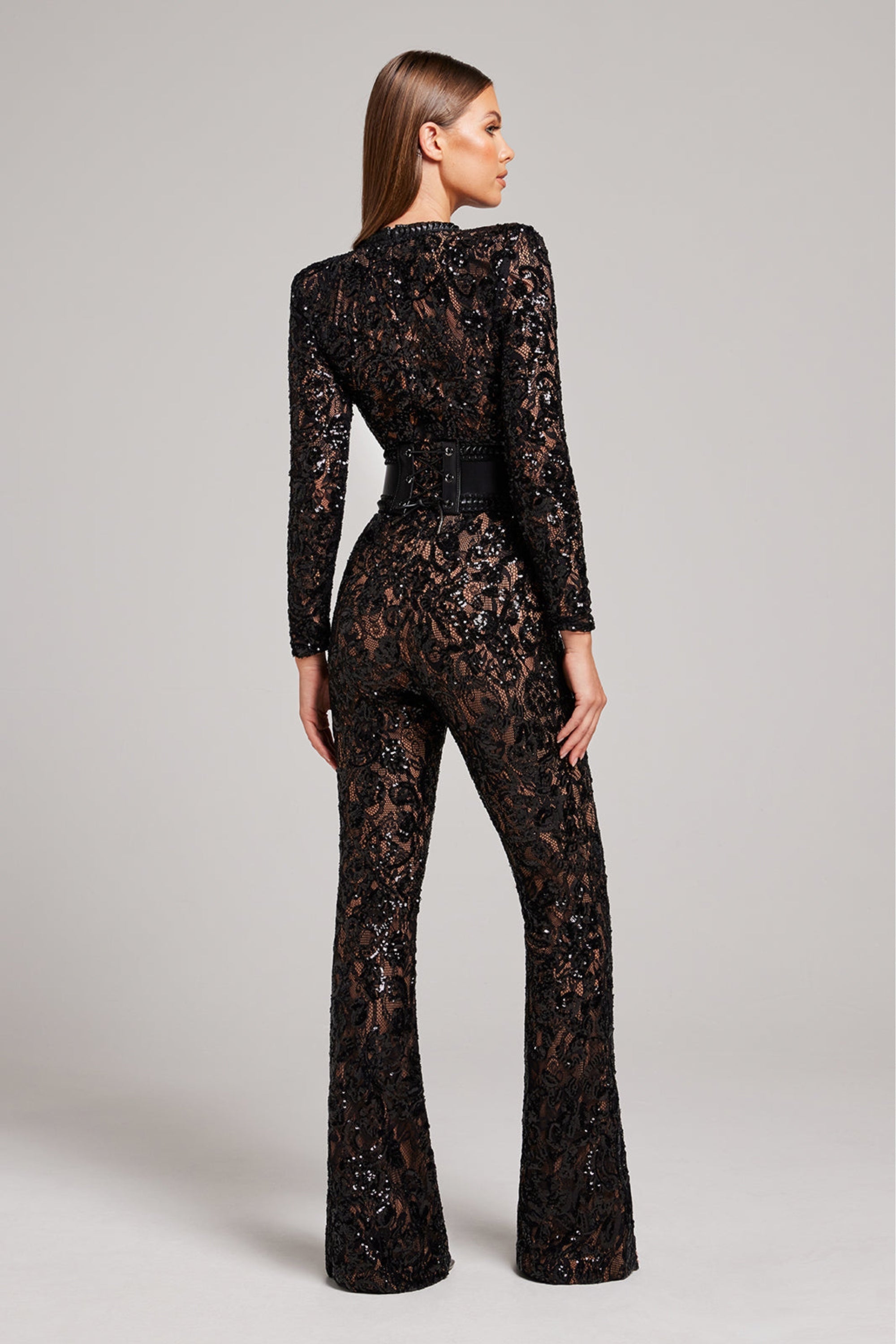 Midnight Lace Elegance Jumpsuit™